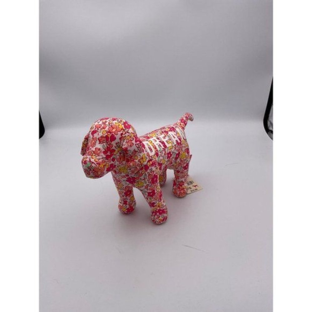 Victoria’s Secret  DREAM Floral print Plush Dog NEW with tags - Picture 2 of 3